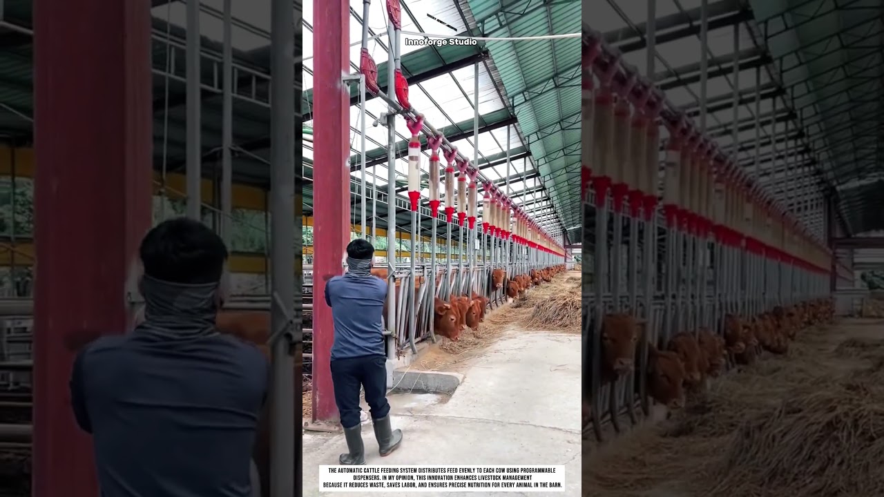 Automatic Cattle Feeding System: Smart Farm Tech