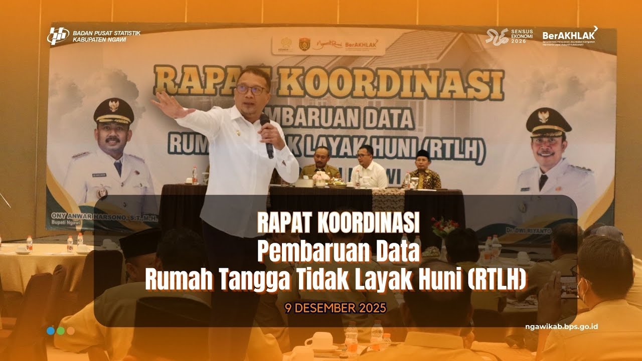 Rapat Koordinasi Pembaruan Rumah Tidak Layak Huni (RTLH) Kabupaten Ngawi