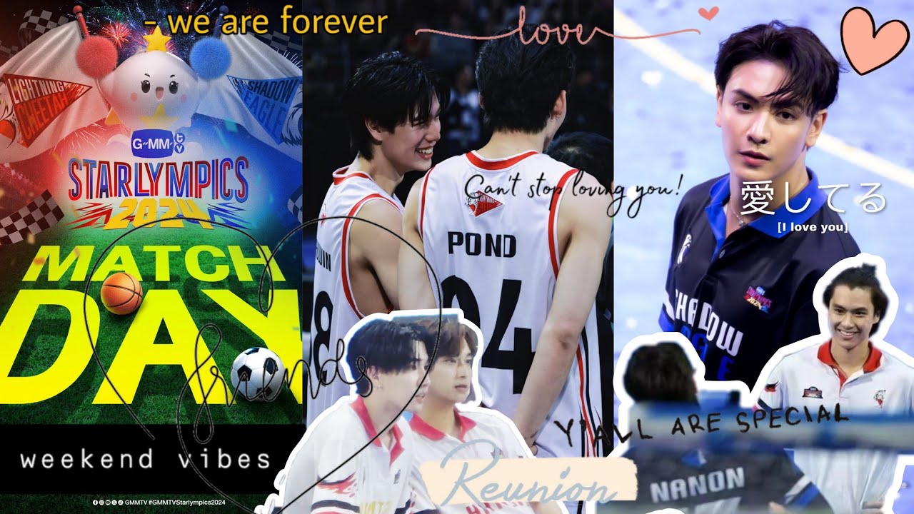 Omg! Pondphuwin Ohmnanon Perthchimon Legend Moment In Gmmtv Starlympics 😭  #pondphuwin