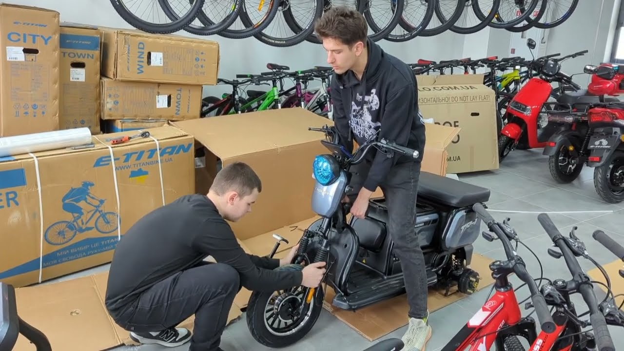 Як зібрати електротрицикл Crosser Tr1