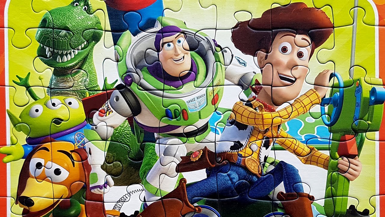 TOY STORY Disney Pixar PUZZLE Games for kids Rompecabezas de Toy Story Jigsaw Puzzle Ravensburger