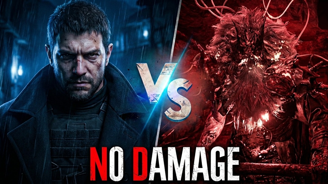 Resident Evil 8 Village :➤ Chris Redfield VS Megamycete [ Village of Shadows Difficulty, NO DAMAGE ]