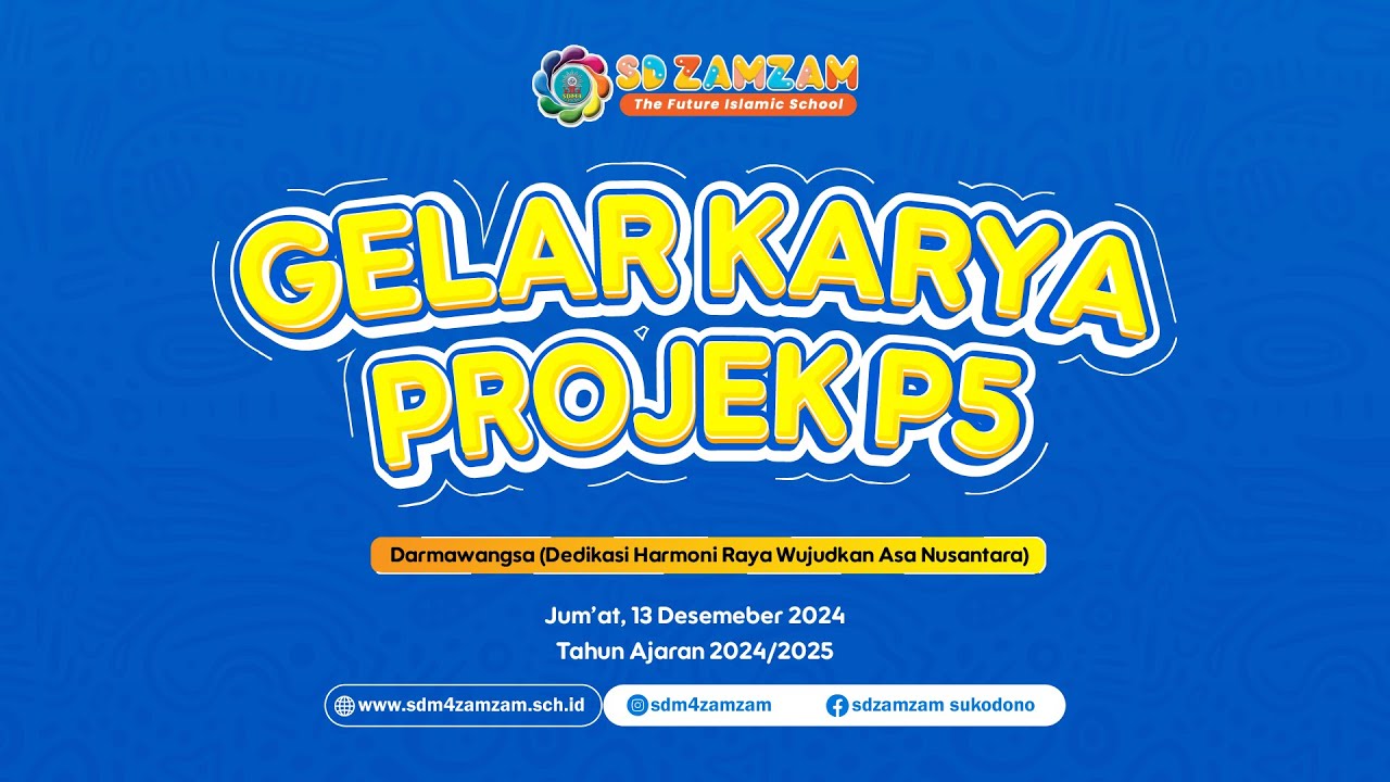 GELAR KARYA PROJECT P5 - SD MUHAMMADIYAH 4 ZAMZAM SUKODONO