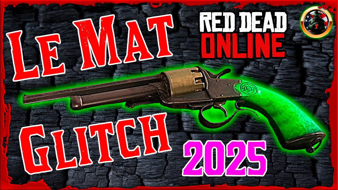 RDO💥NEON GREEN💥Le Mat Revolver Red Dead Online