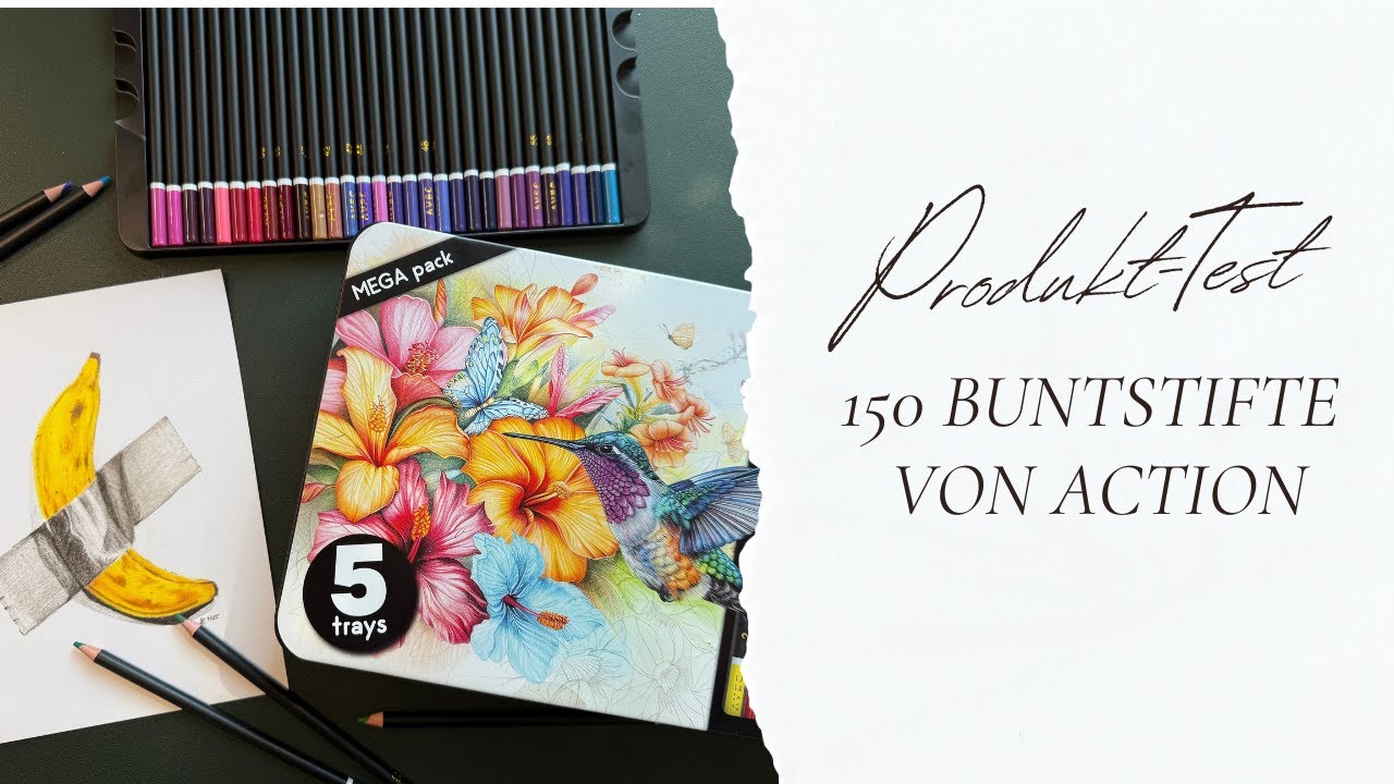Wir testen 150 Buntstifte von Action