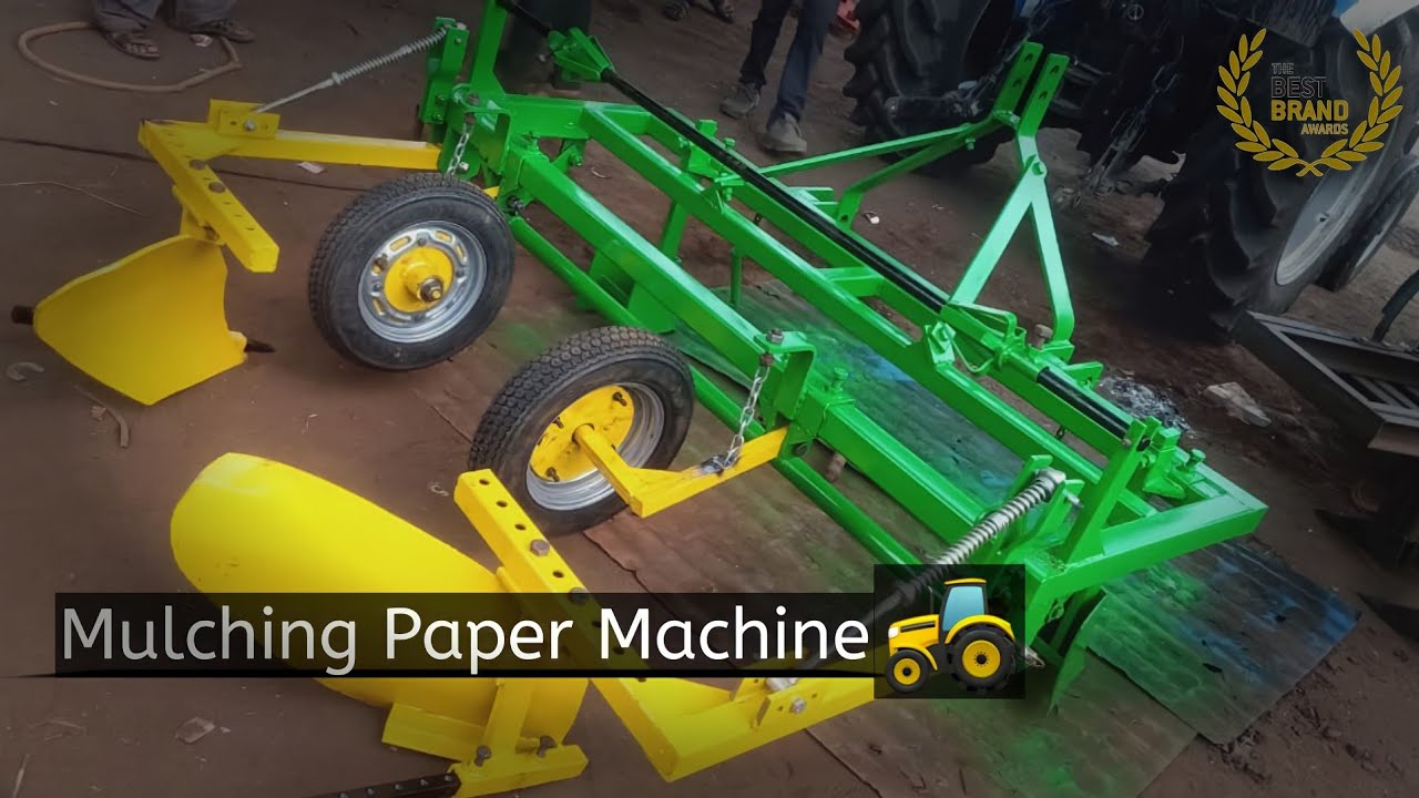 New Mulching Paper Machine Made By Kisan Agro Engineering Nandurbar