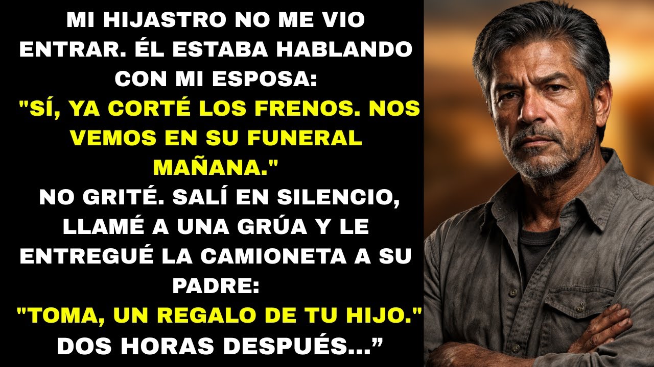 Escuché a mi hijastro decir: “Ya le corté los frenos”. Así que llevé el coche a casa de su padre...