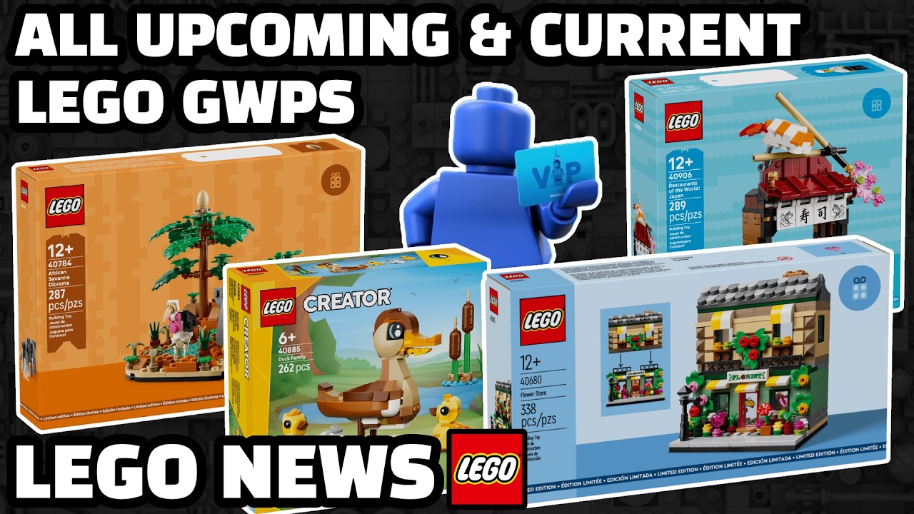 CURRENT & UPCOMING LEGO GWPs | Flower Shop! | Sushi Restaurant! | February/March News & Updates 2026