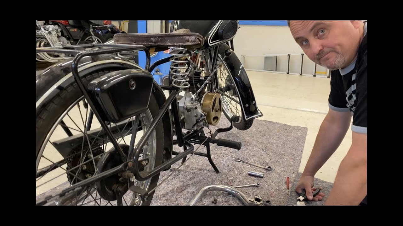 1948 Tempo Villiers 125 cc - Del 1 - demontering av motor