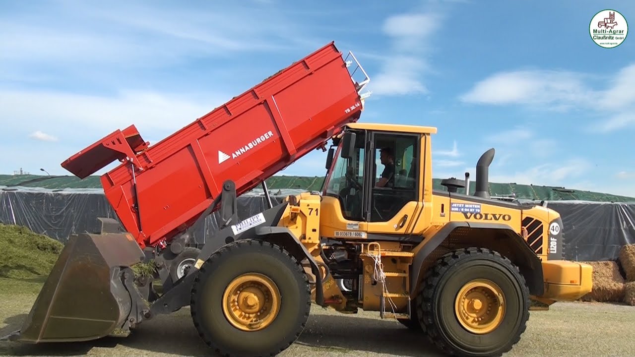 Grasernte mit Silage und Fuhrpark XXL Claas, JCB, John Deere, Grass Harvest - Multi Agrar Clau&szlig;nitz