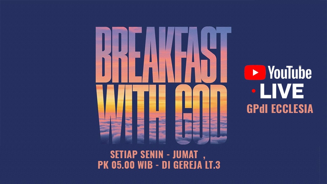 IBADAH DOA FAJAR | KAMIS 12 MARET 2025 | PK 05.00 WIB | GPdI ECCLESIA PEKANBARU