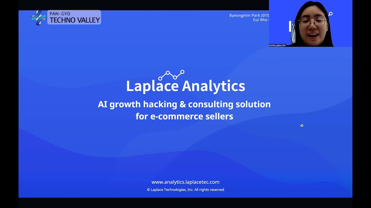 Laplace Technologies  / 2022 Pangyo Monthly Online Meet Up 'PANGYO (Korea) X STARTUPWORLD (EU)'