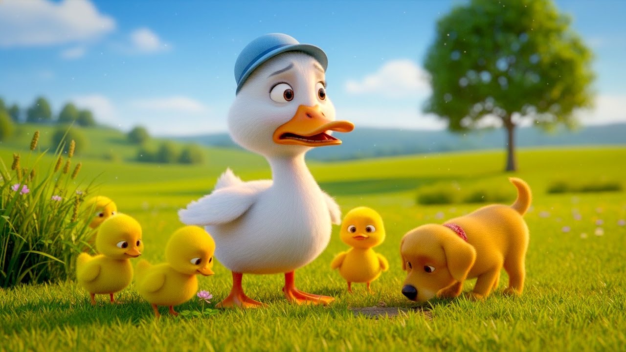 Пять Утят 🦆 Считалочка | Спокойное Приключение на Ферме | Mia & Udon