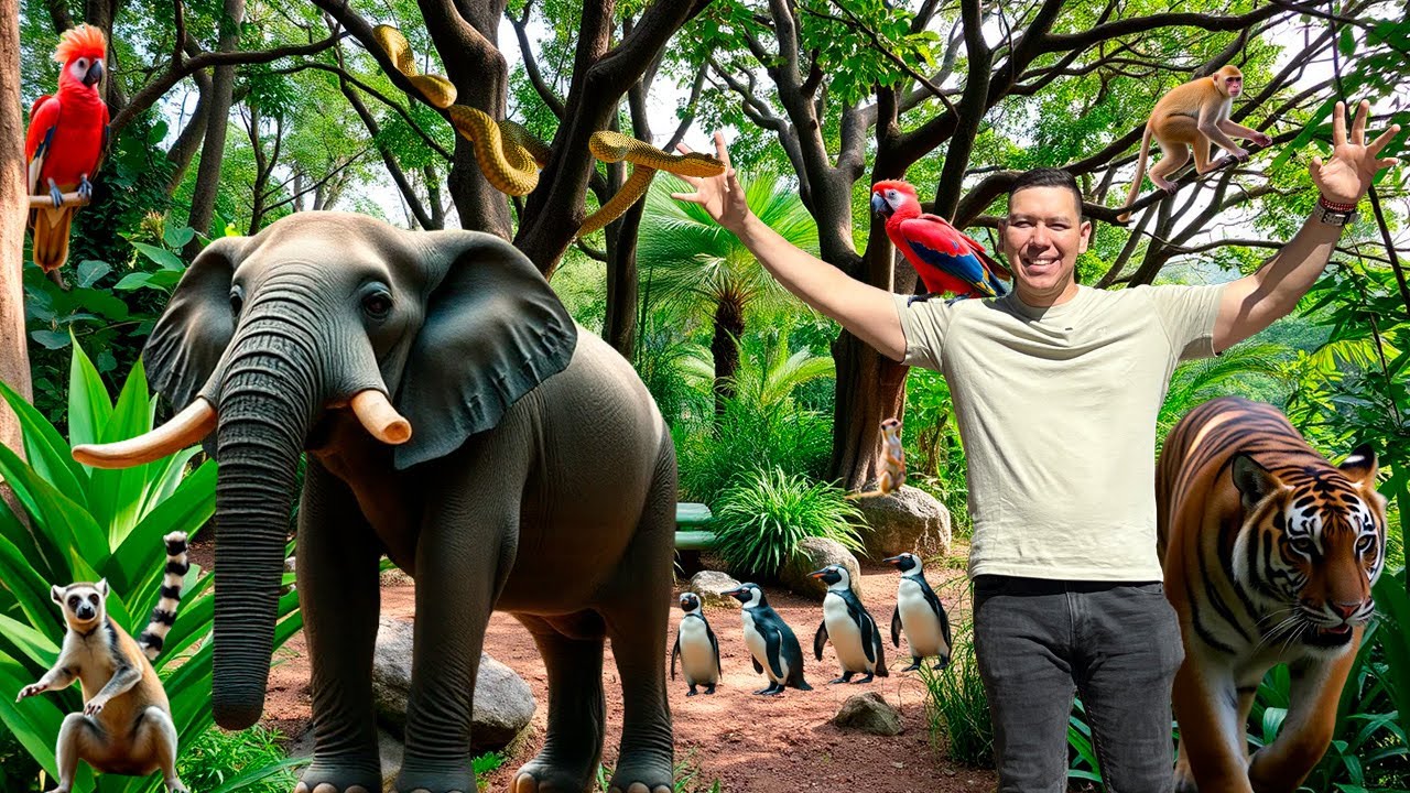 Conocí animales EXÓTICOS 😯 en CHILE | Zoológico Nacional🇨🇱