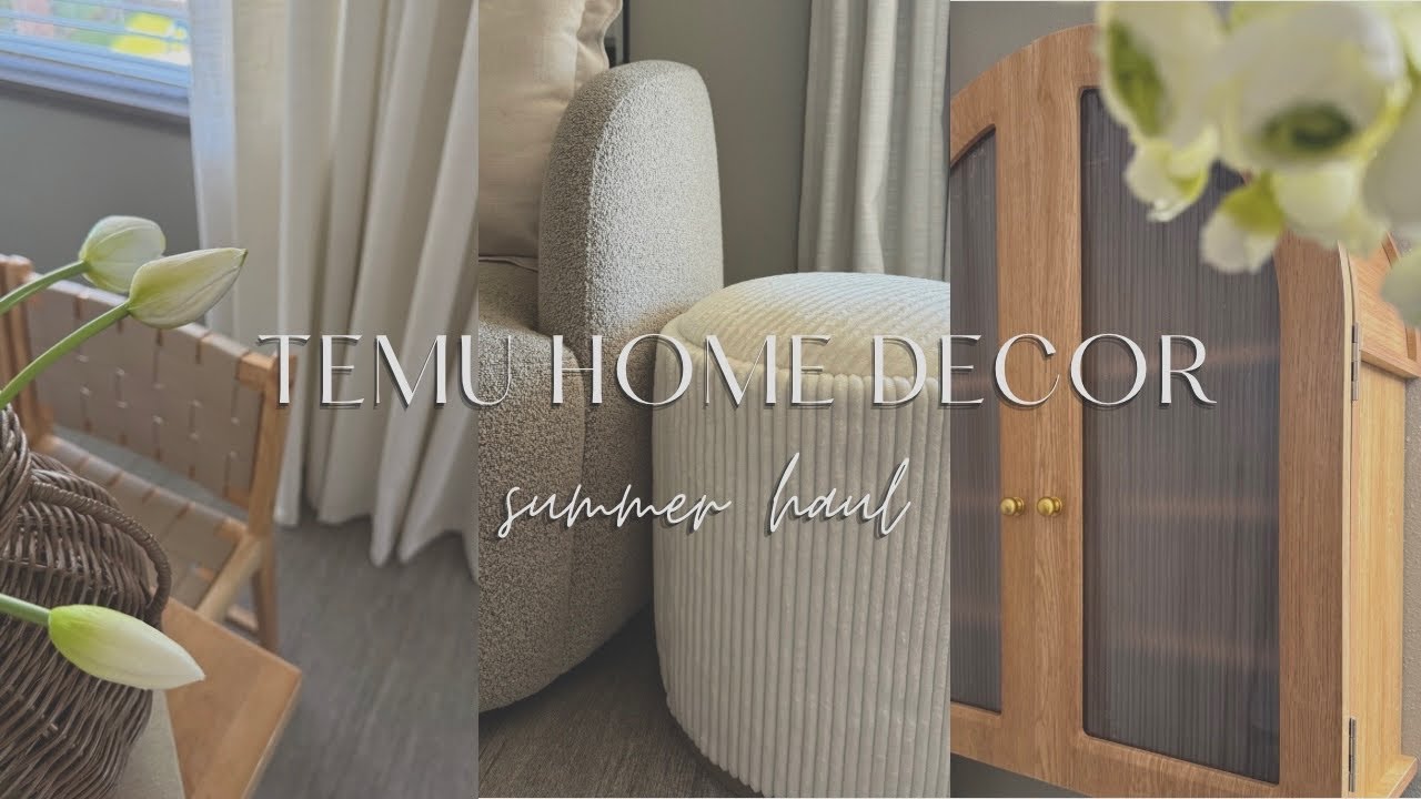 TEMU SUMMER HOME DECOR | home decor + organization haul