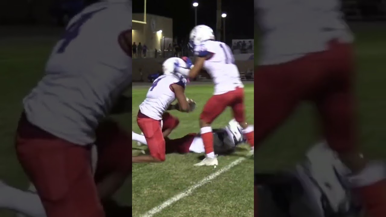 Indio Rajahs touchdown pass. Huge win for the Rajahs. #Indio #KESQ #CathedralCity #football