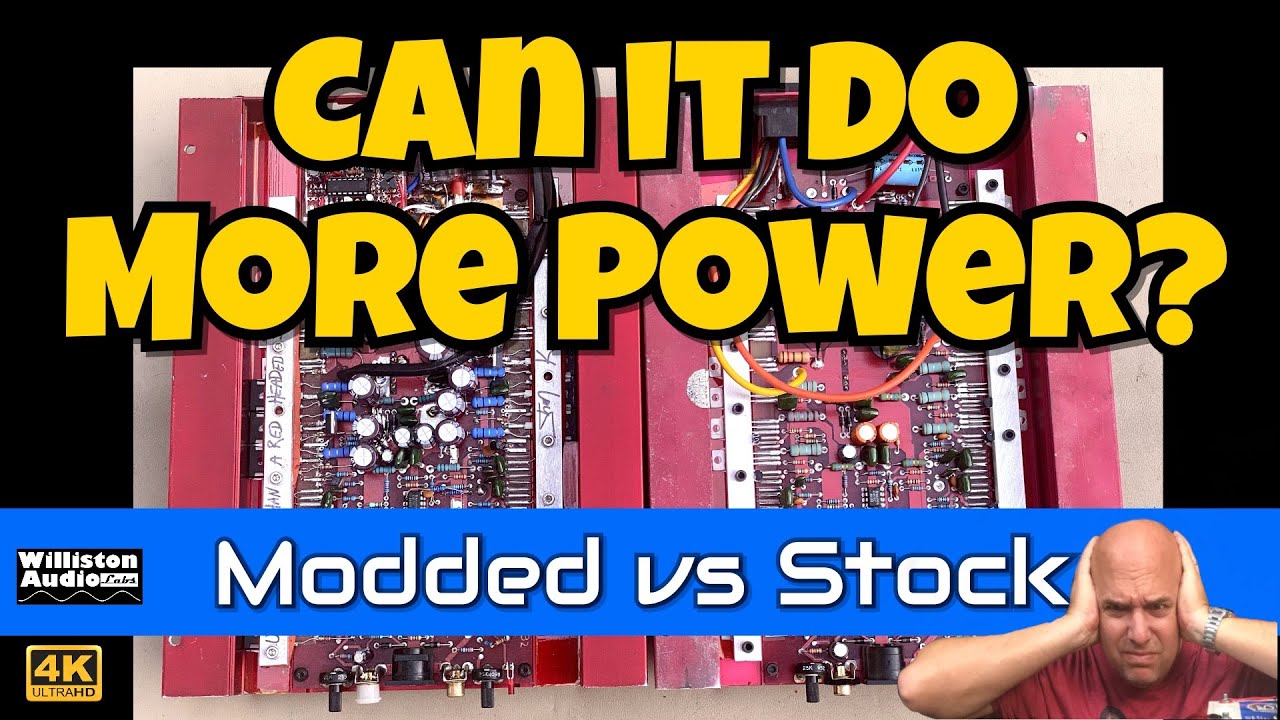 1988 Orion 225 HCCA Amp - Stock vs Modded by Shawn K Amp Dyno Tests