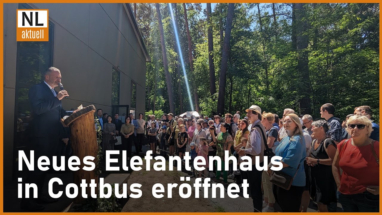 Tierpark Cottbus | Neues Elefantenhaus feierlich er&ouml;ffnet! Don Chung und Sundali eingezogen