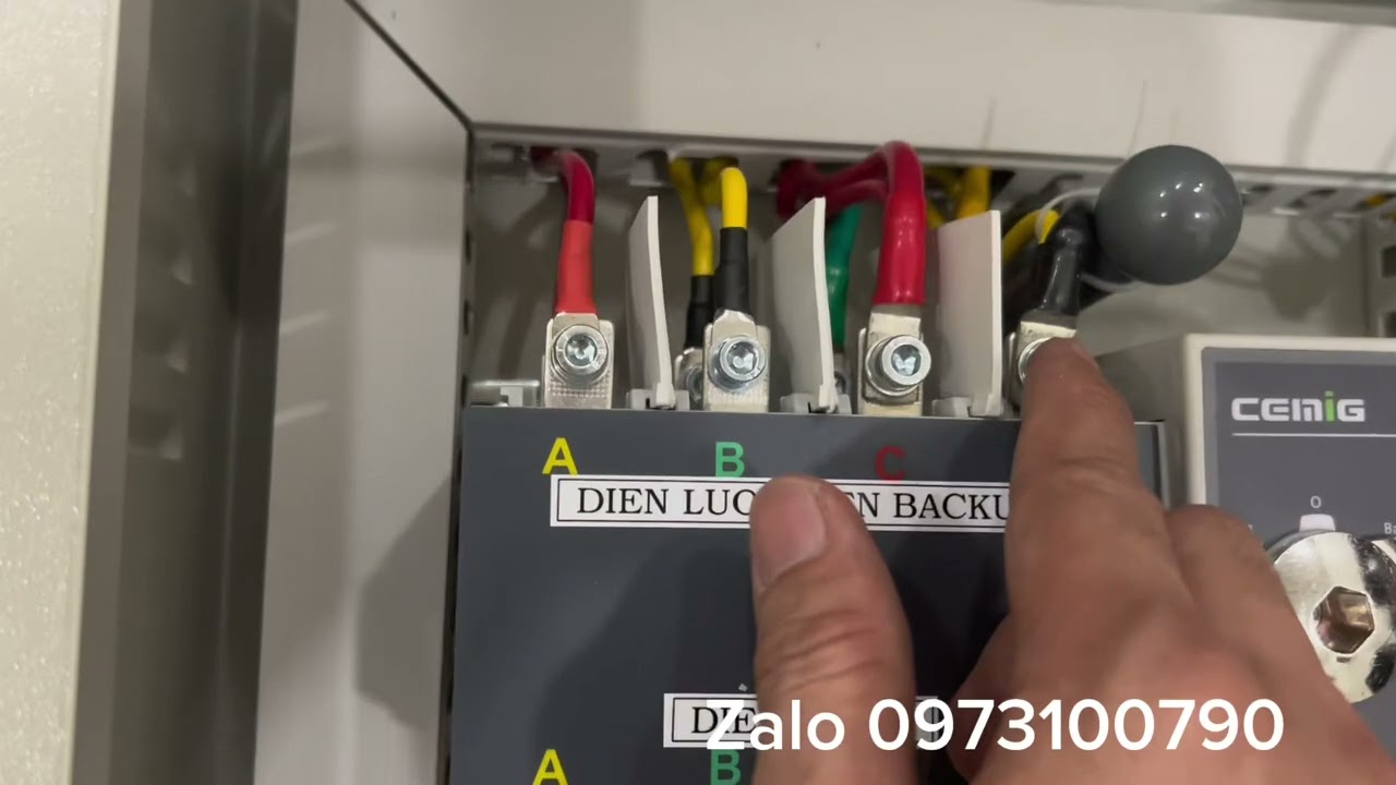 Hướng dẫn đấu nối tủ điện Hybrid 6kw