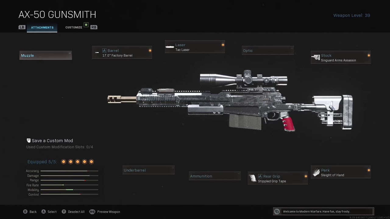 Quickscope ax50 class!