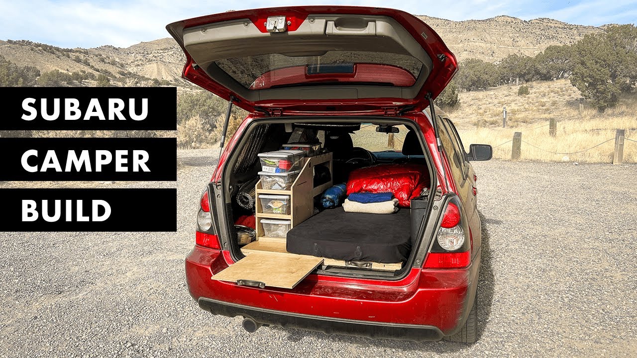 Subaru Forester Clean Car Camping Build (setup and modifications from start to finish)