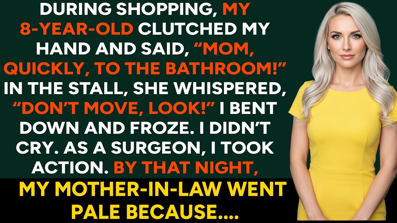 “Don’t move, look!” my daughter whispered  I bent down and FROZE  Soon, my mother in law…