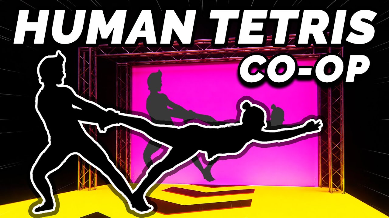 HUMAN TETRIS | CO-OP | Viral Interactive Game | 2 Players👯‍♂️| Immersive Interactive Warm Up #21