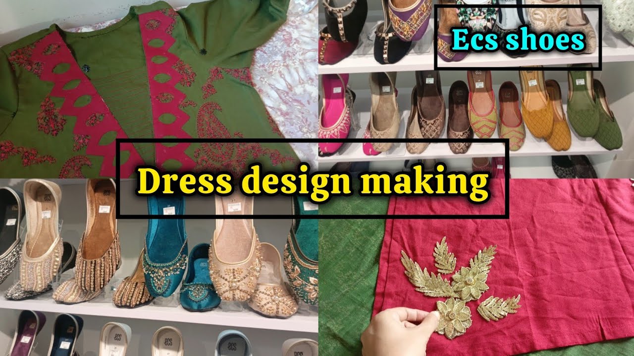 Winter Dress making | Dress design ideas | Ecs shoes winter collection