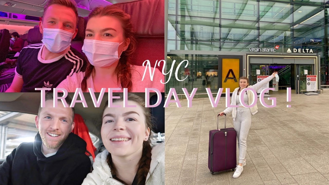 BIDEN LIFTED THE USA TRAVEL BAN SO WE WENT TO NYC!!! Travel day vlog, Hotel room tour - new york!
