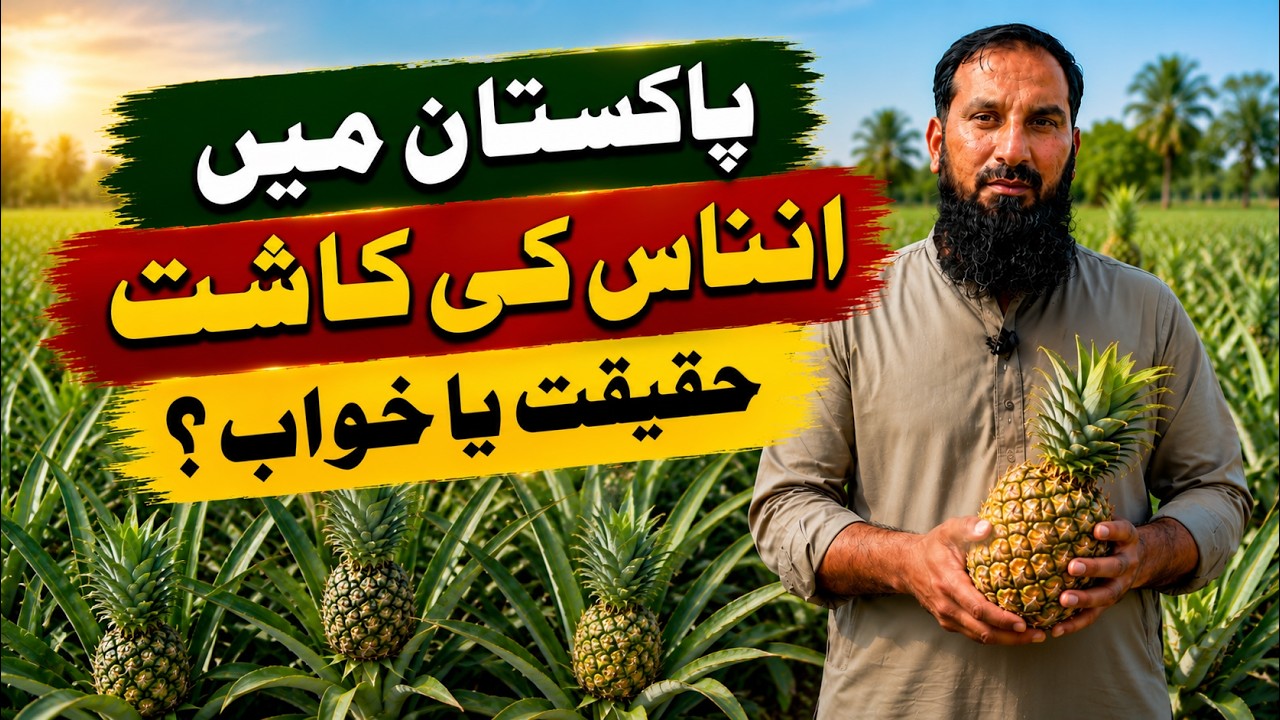 🍍 Pakistan Ka Sab Se Meetha Pineapple? | Original Variety Ki Pehchan! | Pineapple Farming Pakistan