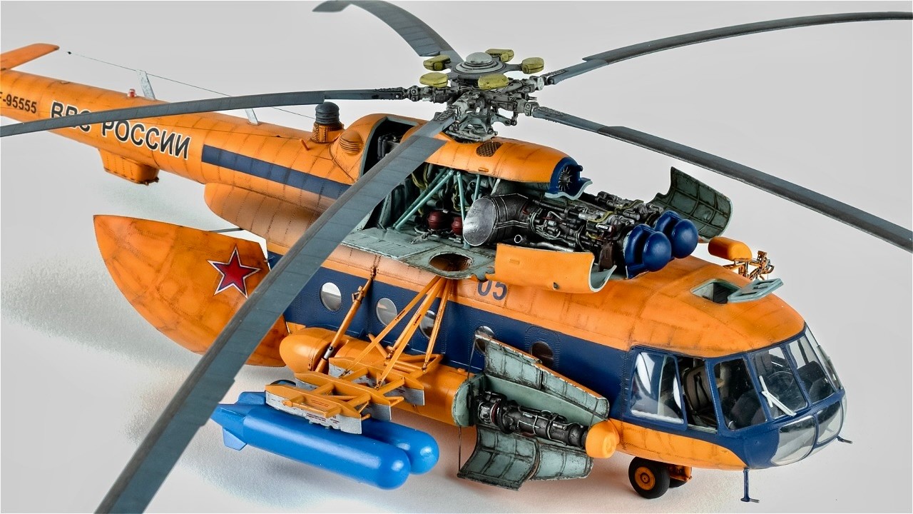 1/48 Супердетализированный вертолет Ми-8 