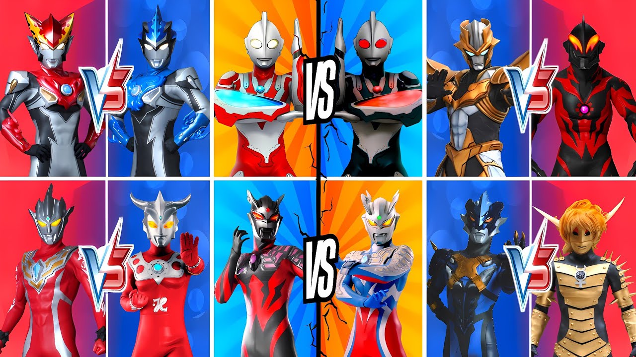 ウルトラマン R/B ULTRAMAN ROSSO VS BLU, REGULOS VS LEO, RIBUT VS RIBUT DARKNESS, ZERO DARK VS ZERO #ウルトラマン