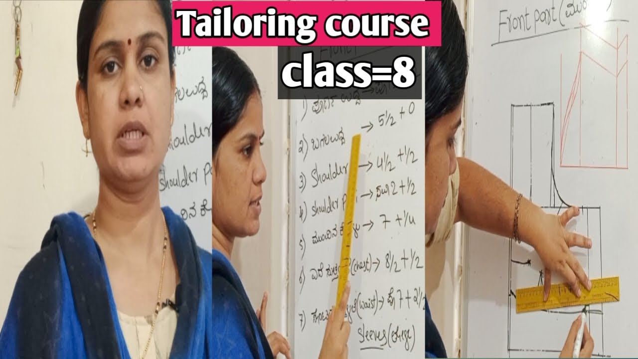 Front part measure,Notes, daigram and explain  || blouse cutting ||