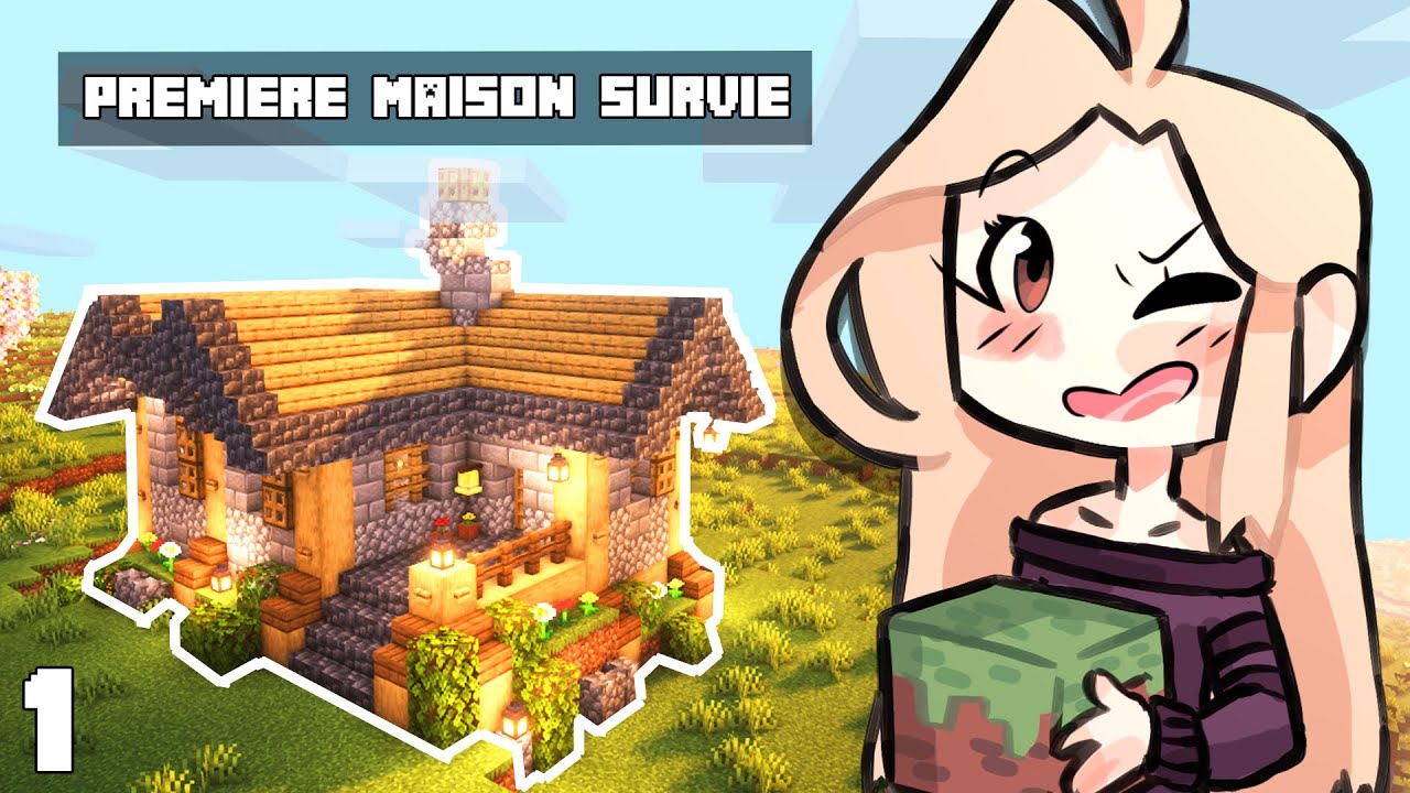 Comment CONSTRUIRE une Maison de d&eacute;but de SURVIE MINECRAFT 1.20 ?🏡