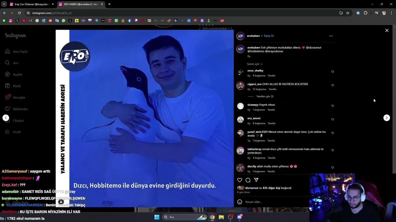Eray - Discord Fotoğraflara ve Instagram Etiketlenenlere Bakıyor (21.07.2024)