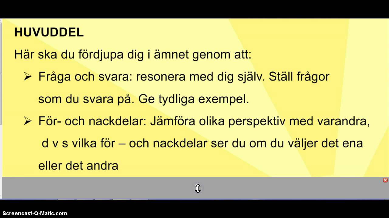 Lindsdal 9a - resonerande text