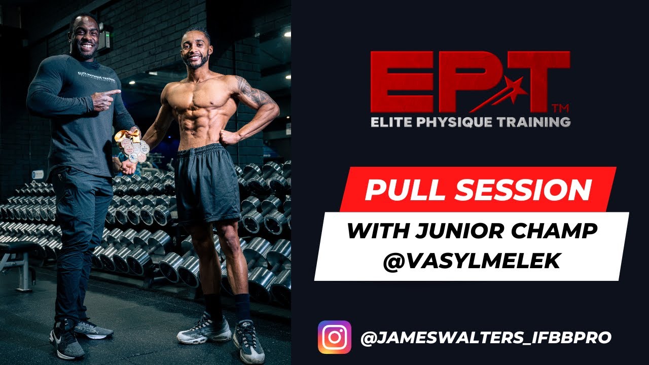 INTENSE PULL SESSION WITH 2BROS JUNIOR CHAMPION @VASYLMELEK | BACK AT GAINZ GYM BEDFORD