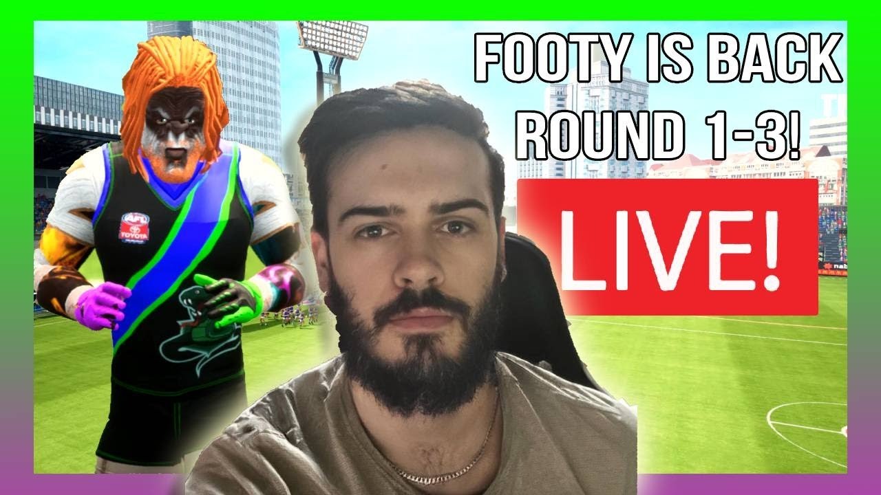 AFL EVOLUTION 2 PS5 LIVE STREAM (ROUND 1)