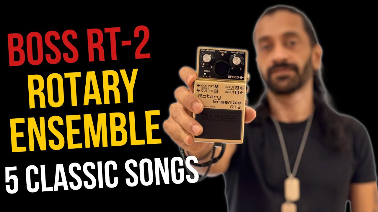 Boss Rotary Ensemble RT-2 Demo - Chandresh Kudwa