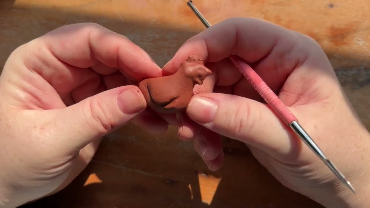 Make some Chicken Earrings out of Clay with me!