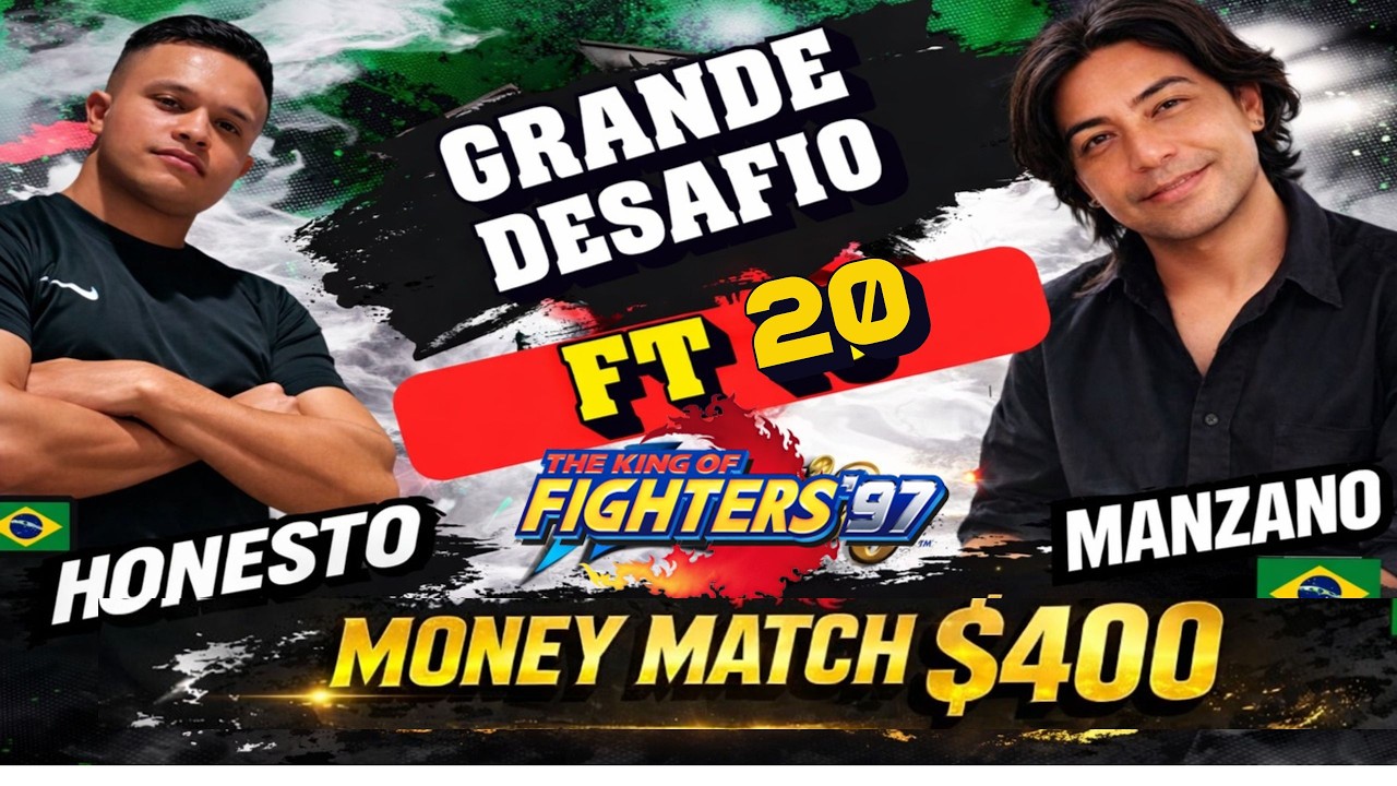 MONEY MATCH $ 400 ! MANZANO VS HONESTO FT 20 #retrogames kof 98