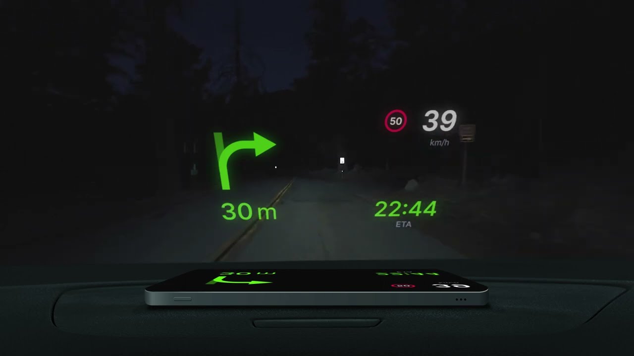 Head-up Display (HUD) in Sygic GPS Navigation & Maps