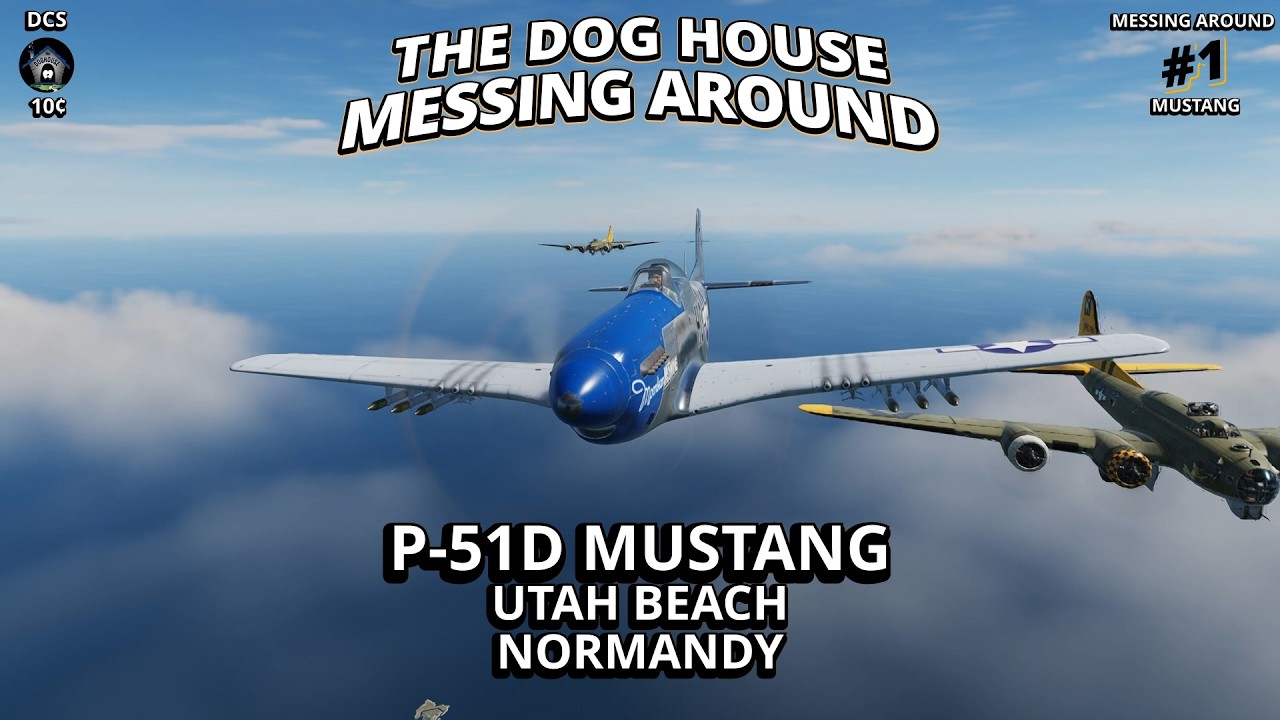 DCS: P-51D Mustang D-DAY Utah Beach Normandy Map