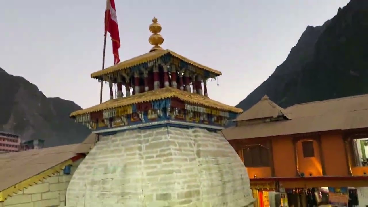 Badrinath temple glimpse 