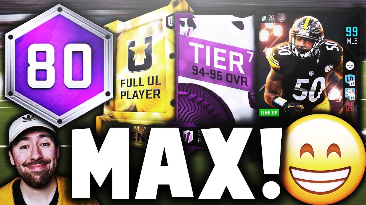 MAX MUT LEVEL 80 REWARDS! LEVELS 71-80 FULL REWARDS! Madden 19