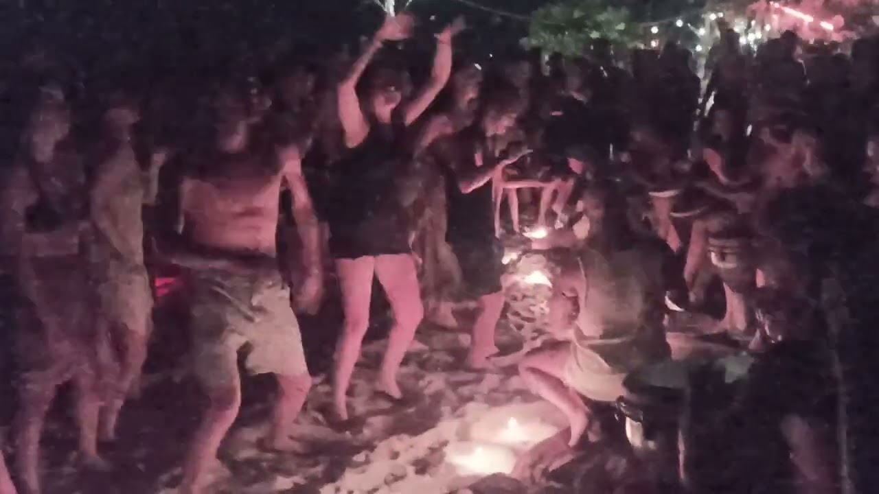 Drum Circle at the Zen Beach Today.