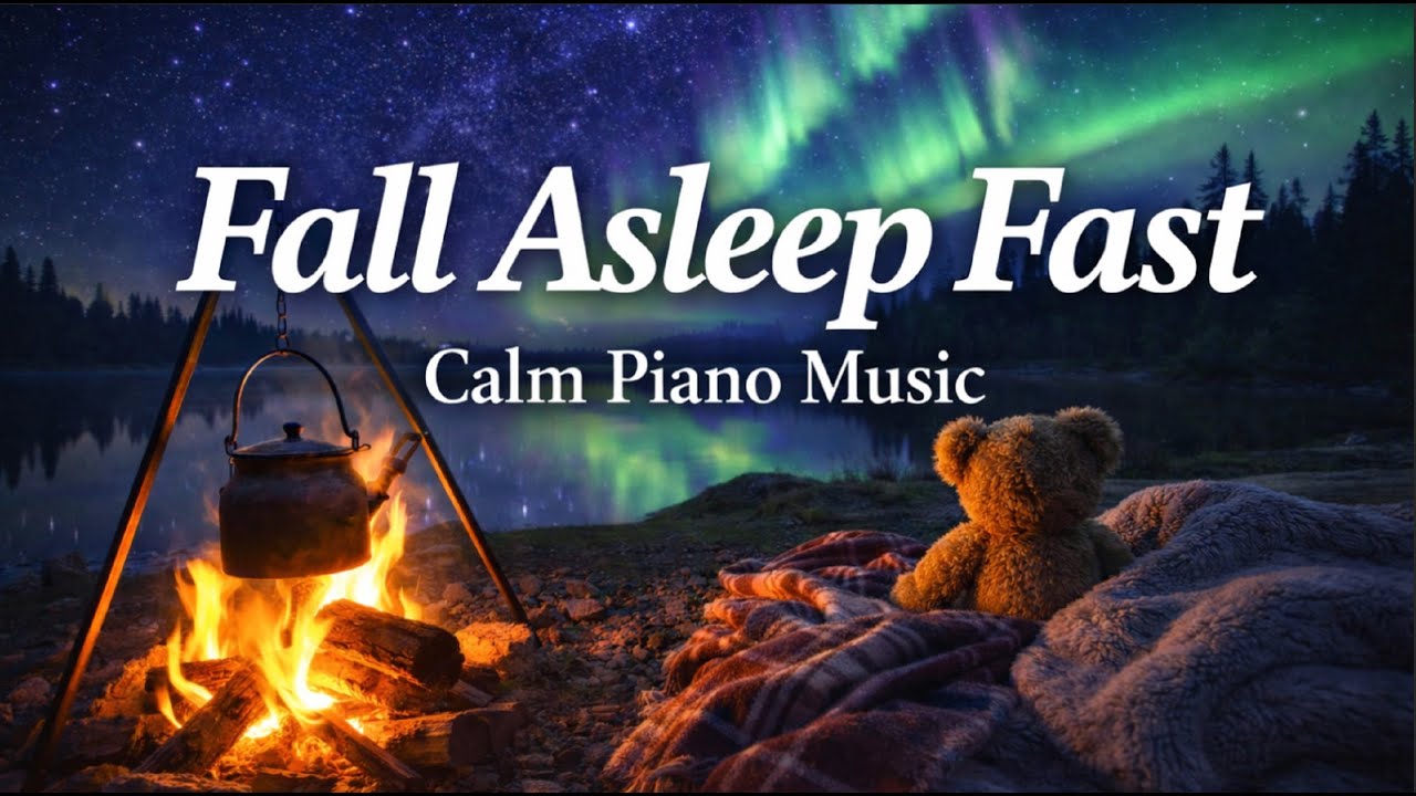 Fall Asleep Fast 🌙 Calm Piano Music for Deep Sleep