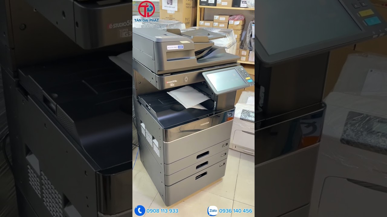 Toshiba 5018A Trắng đen mới 95% - Ph&ugrave; hợp văn ph&ograve;ng c&ocirc;ng ty, cửa h&agrave;ng dịch vụ mới mở
