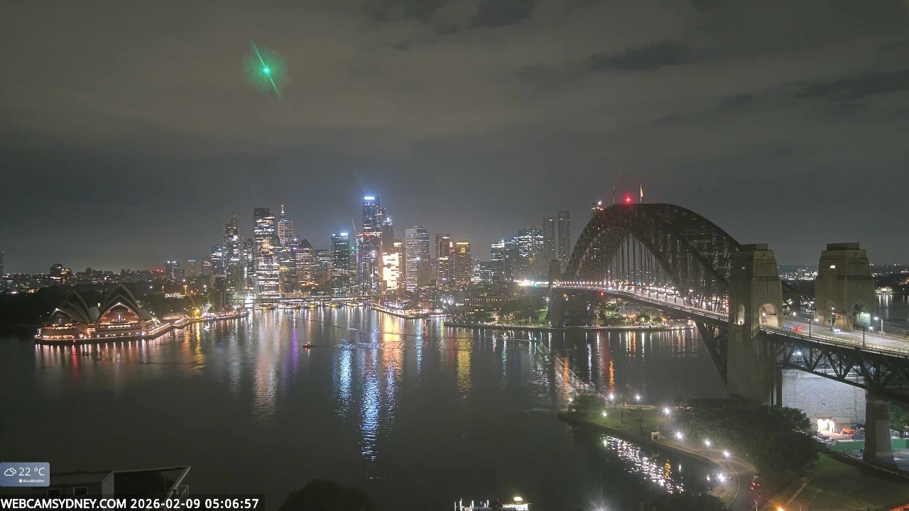 Drone flying over Sydney Harbour 9.02.26