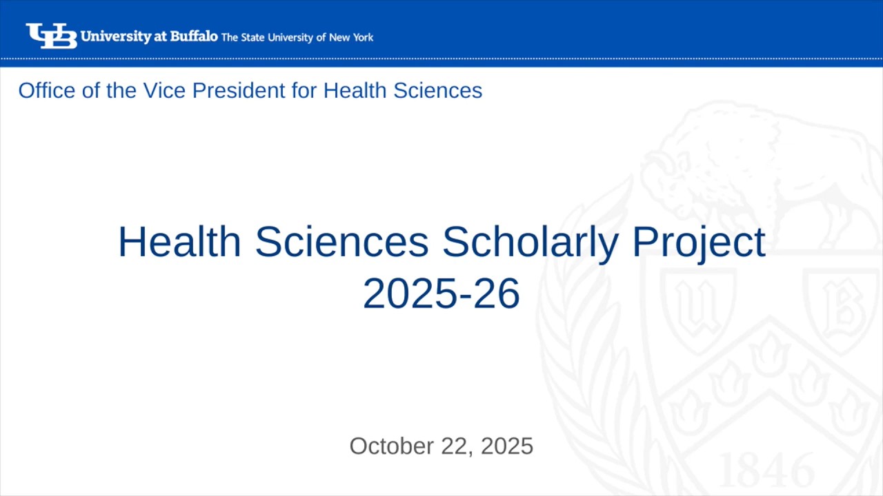 UB Health Sciences: Health Sciences Scholarly Project